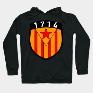 Catalunya 1714 estelada vermella flag Hoodie